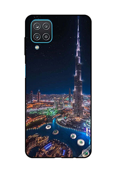 Covernex غطاء حماية لهاتف سامسونج جالاكسي A12/M12 منظر ليلي لوسط المدينة