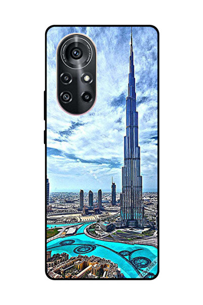 Covernex غطاء حماية لهاتف هواوي نوفا 8 برو 5G - برج خليفة - غيوم مؤثرة