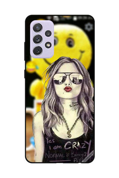 Covernex غطاء حماية لهاتف سامسونج جالكسي A72 نعم أنا مجنون، العادي ممل