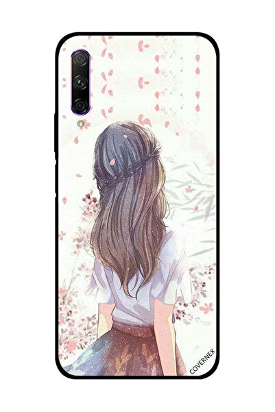 Covernex غطاء حماية لهاتف Honor 9X Pro، فتاة لطيفة في تفكير عميق