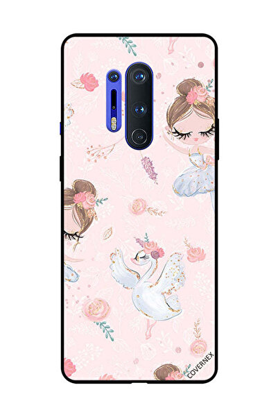 Covernex غطاء حماية لهاتف OnePlus 8 Pro - فتاة وزهور