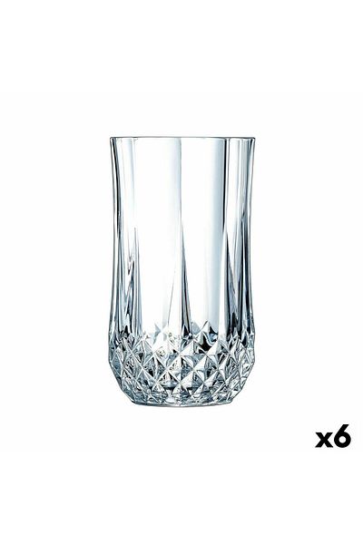CRISTAL D'ARQUES Crystal glass set, Cristal d'Arques Paris Longchamp, 360 ml, transparent