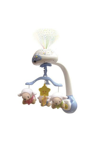 Duracell Vtech Lumi Sheep Baby Carousel, sound and light effects