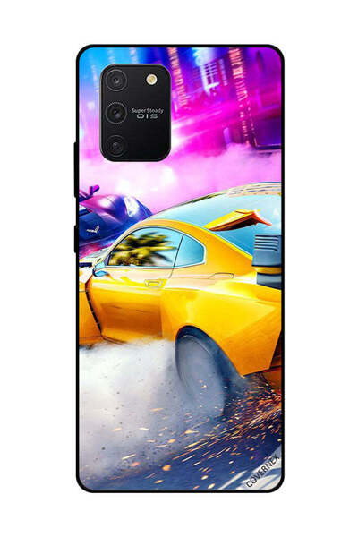 Covernex غطاء حماية لهاتف سامسونج جالاكسي S10 لايت - سيارة صفراء