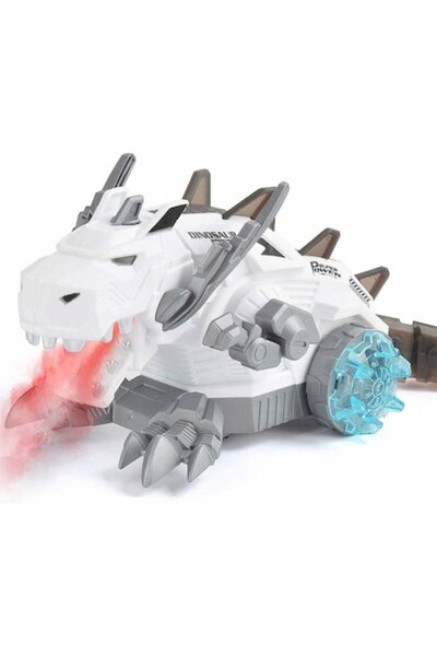 dalimag Jucarie Interactiva Dragon SG02, Alb, Cu Luminite, Sunete Si Fum, Pen...