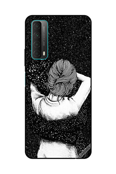 Covernex غطاء حماية لهاتف هواوي Y7A/P Smart 2021 - خيال فتاة خربشة ليلية