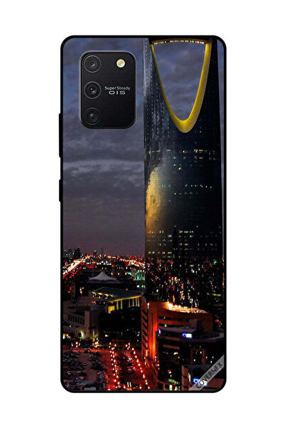 Covernex غطاء حماية لهاتف سامسونج جالاكسي S10 لايت منظر برج الفيصلية في المساء