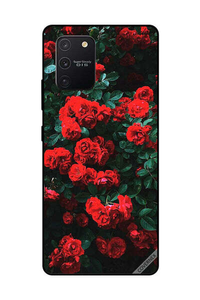 Covernex غطاء حماية لهاتف سامسونج جالاكسي S10 لايت - حديقة الورود الحمراء