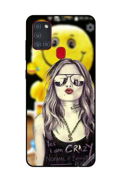 Covernex غطاء حماية لهاتف سامسونج جالاكسي A21S نعم أنا مجنون، العادي ممل