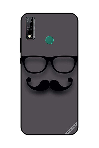 Covernex غطاء حماية لهاتف هواوي Y8S - زجاج أسود وشارب