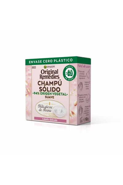 Garnier Șampon solid, Garnier, Original Remedies, calmant, 60g