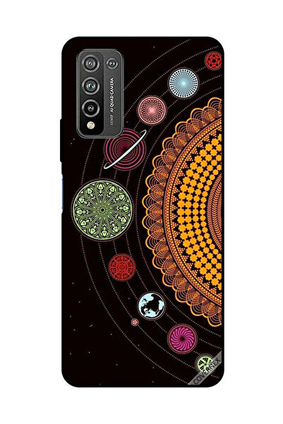 Covernex غطاء حماية لهاتف Honor 10X Lite بتصميم أشكال ماندالا الفضائية