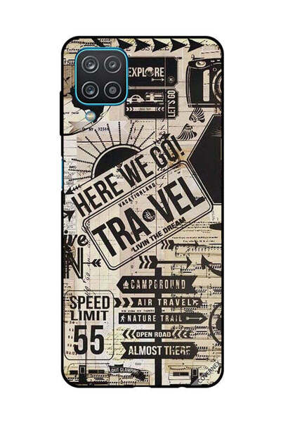 Covernex غطاء حماية لهاتف سامسونج جالاكسي A12/M12 Here We Go Travel
