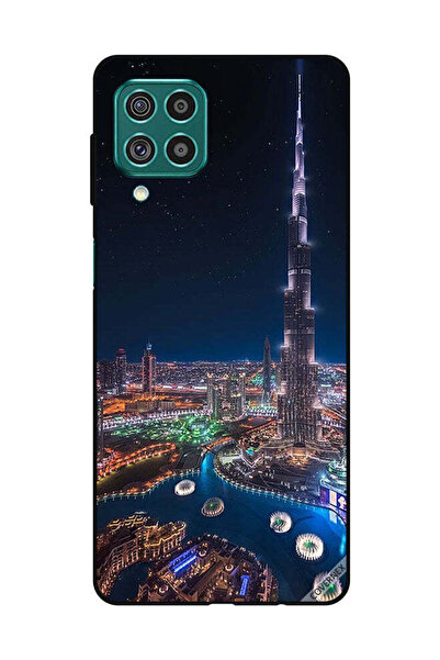 Covernex غطاء حماية لهاتف سامسونج جالاكسي M62/F62 - منظر ليلي لوسط المدينة