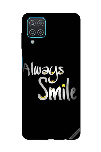 Covernex غطاء حماية لهاتف سامسونج جالاكسي A12/M12 - ابتسم دائمًا