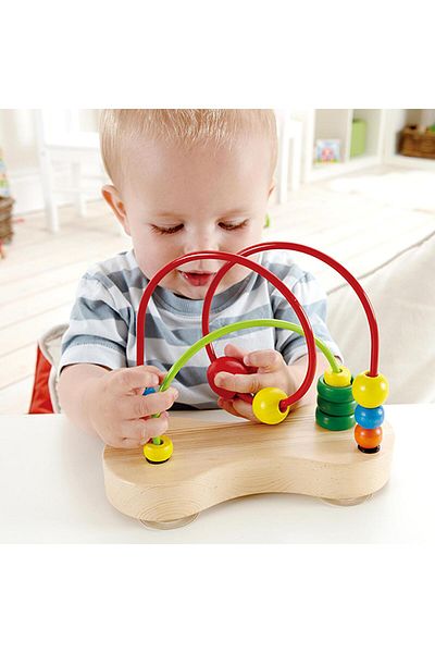 Hape Centru de activități din lemn, Hape, labirint cu buclă dublă
