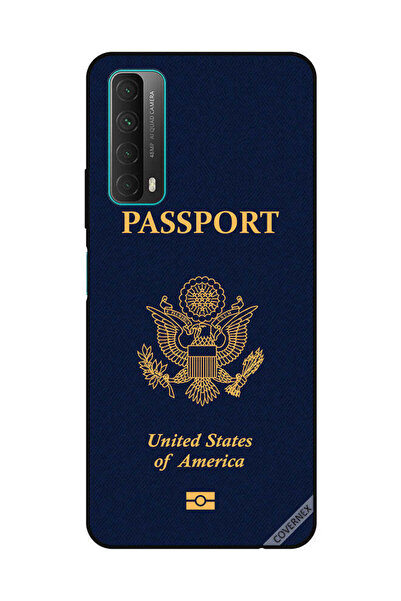 Covernex غطاء حماية لهاتف هواوي Y7A/P Smart 2021 - جواز سفر أمريكي