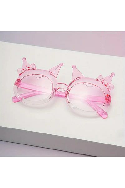 The Cloudish Shop Girl's Glitter Sunglasses Kuromi Pink White /Uv400 Protected