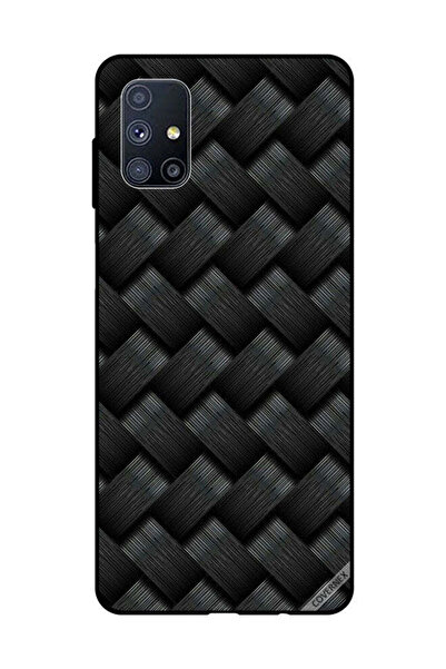 Covernex غطاء حماية لهاتف سامسونج جالاكسي M51 بنمط خطوط سوداء