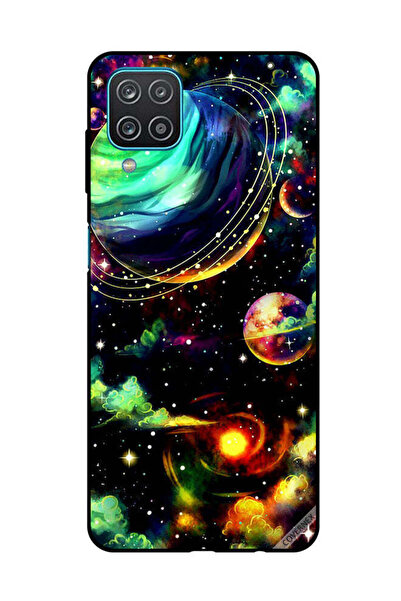 Covernex غطاء حماية لهاتف سامسونج جالاكسي A12/M12 - نباتات زحل