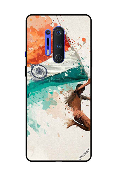 Covernex غطاء حماية لهاتف OnePlus 8 Pro يحمل علم الهند أثناء الطيران