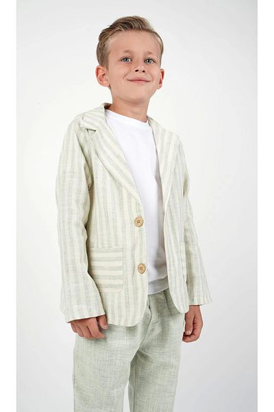Mc Emirix Kids Wear 3-Piece Jacket Sports Suit Filament Striped
