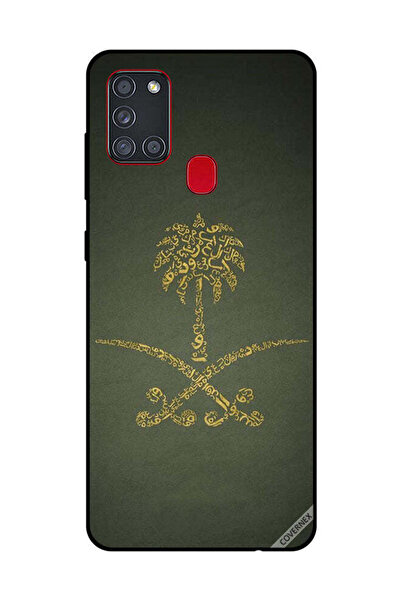 Covernex غطاء حماية لهاتف سامسونج جالاكسي A21S، لافتة وطنية سعودية عتيقة