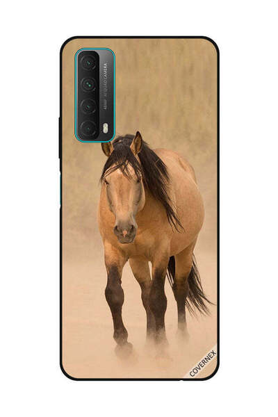 Covernex غطاء حماية لهاتف هواوي Y7A/P Smart 2021 - سباق الخيل البني
