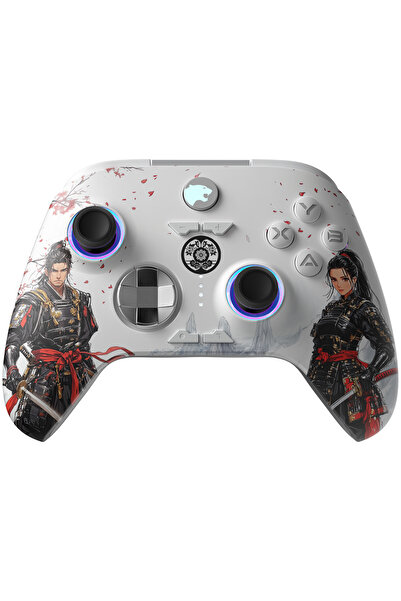 GamePower Force RGB Kablosuz Beyaz Gamepad (2.4G, Bluetooth,Kablolu) (PC Uyumlu)