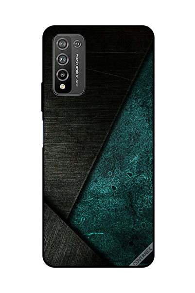 Covernex Protective Case Cover For Honor 10X Lite Black & Dark Green Pattern