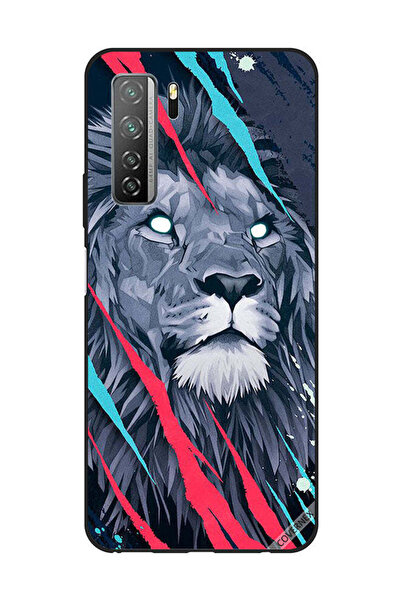 Covernex غطاء حماية لهاتف هواوي نوفا 7SE/P40 لايت 5G، رسم الأسد الملك