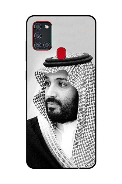 Covernex غطاء حماية لهاتف سامسونج جالاكسي A21S صورة محمد بن سلمان بالأبيض وال...