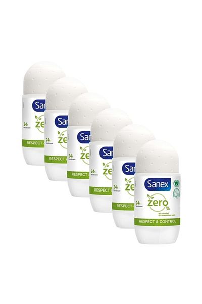 Sanex Roll-on deodorant, Sanex Zero Respect & Control, 50 ml