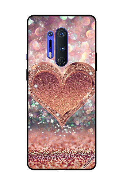 Covernex غطاء حماية لهاتف OnePlus 8 Pro - قلب ذهبي لامع