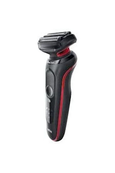 Braun Braun Series 5 electric shaver, model 51-R1000S, red/black