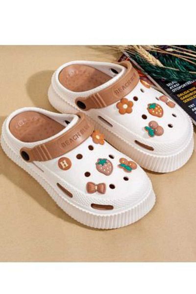 ÇEÇEN HOME High Sole Full Orthopedic Removable Insole Nurse Doctor Seaside Slippers