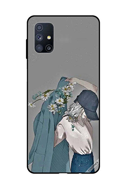 Covernex Protective Case Cover For Samsung Galaxy M51 Cap Girl Wearing Floral...