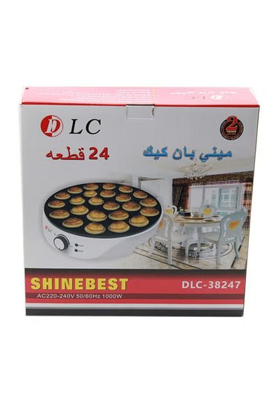 DLC Electric Mini Pancake Maker – Compact Breakfast Appliance (White