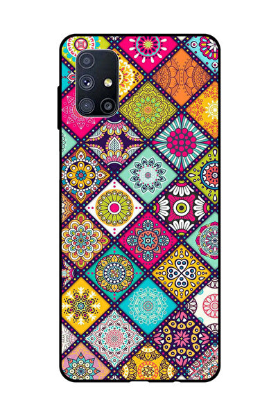 Covernex غطاء حماية لهاتف سامسونج جالاكسي M51 بنقشة زهور متعددة الأشكال