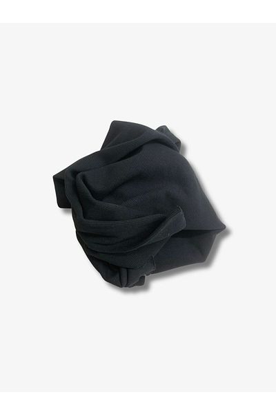 Yiğit Kumaş Black Camisole (Ribbed Corduroy) Fabric, Piece 100X130 cm