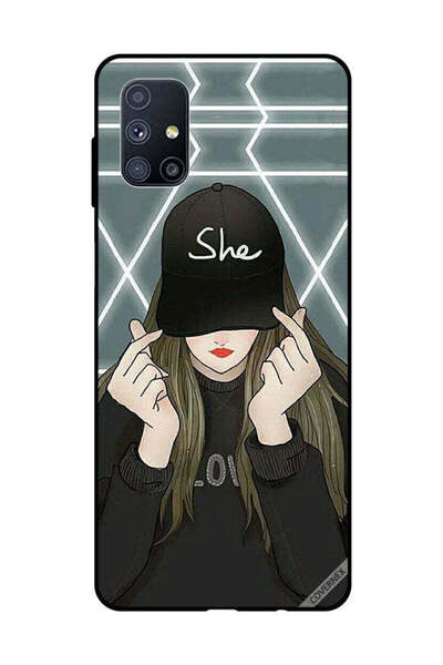 Covernex غطاء حماية لهاتف سامسونج جالاكسي M51 مع غطاء للرأس