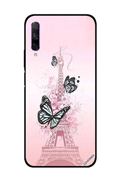 Covernex Protective Case Cover For Honor 9X Pro Black Butterflies On Effiel T...