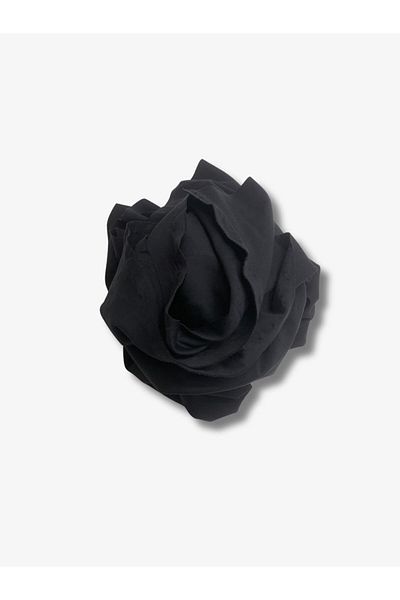 Yiğit Kumaş Flowing Flexible Suit Polyester Combed Fabric, Piece 80X150 cm Black Color