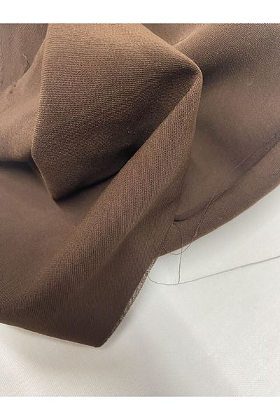 Yiğit Kumaş Crepe Fabric, Piece 180X140 cm Brown