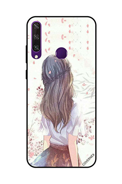 Covernex غطاء حماية لهاتف هواوي Y6P فتاة لطيفة في تفكير عميق