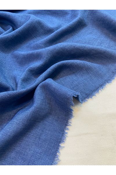 Yiğit Kumaş Sofia Linen Fabric Indigo Color