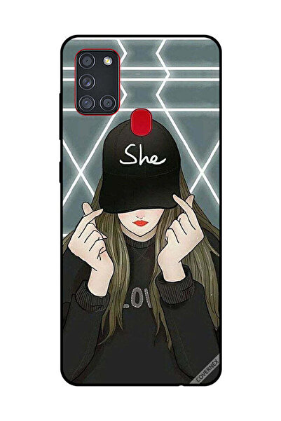 Covernex غطاء حماية لهاتف سامسونج جالاكسي A21S مع غطاء للرأس