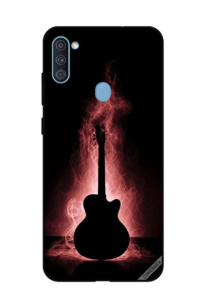 Covernex غطاء حماية لهاتف سامسونج جالاكسي A11 بتصميم انعكاس جيتار في الظلام