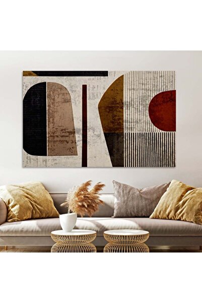 SND لوحة قماشية بتصميم الفن البوهيمي مع برواز خشبي مخفي