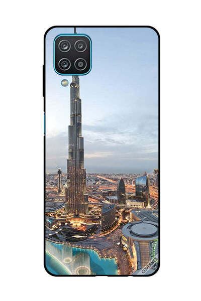 Covernex غطاء حماية لهاتف سامسونج جالاكسي A12/M12 منظر جميل لوسط مدينة دبي
